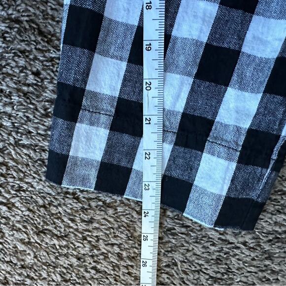Madewell women’s pants size 2 black and white checkered - Picture 7 of 7